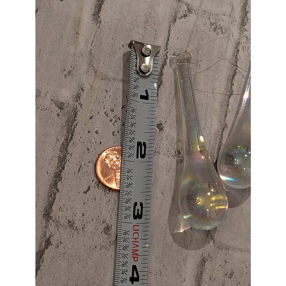 Hand Blown Glass Rain/Tear Drop Ornaments - Christmas/Other - Picture 10 of 10
